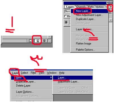 اضافة طبقة جديدة اضافة طبقة جديدة