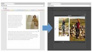 يتوسع إعلان Lightbox عند تمرير الفأرة