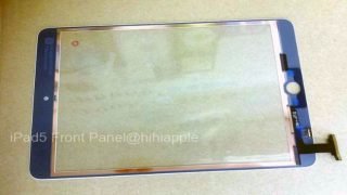 تسريب صورة الشاشة الأمامية لجهاز الآيباد الخامس