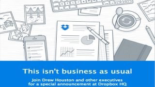 DropBox تدعوا لمؤتمر في 13 نوفمبر